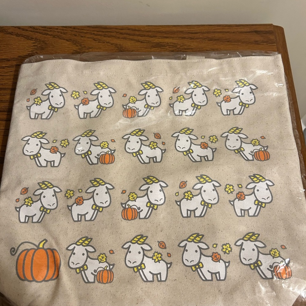 Beekman 1802 Limited Edition Fall Goat Tote Bag/Original Packaging